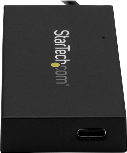 StarTech USB 3.0 Hub 4 Anschlüsse mit USB-A Verbindung & Ladeanschluss und Externe Stromversorgung