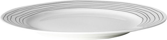Dutch Rose Sparkling Teller Untiefe aus Porzellan mit Durchmesser 26cm