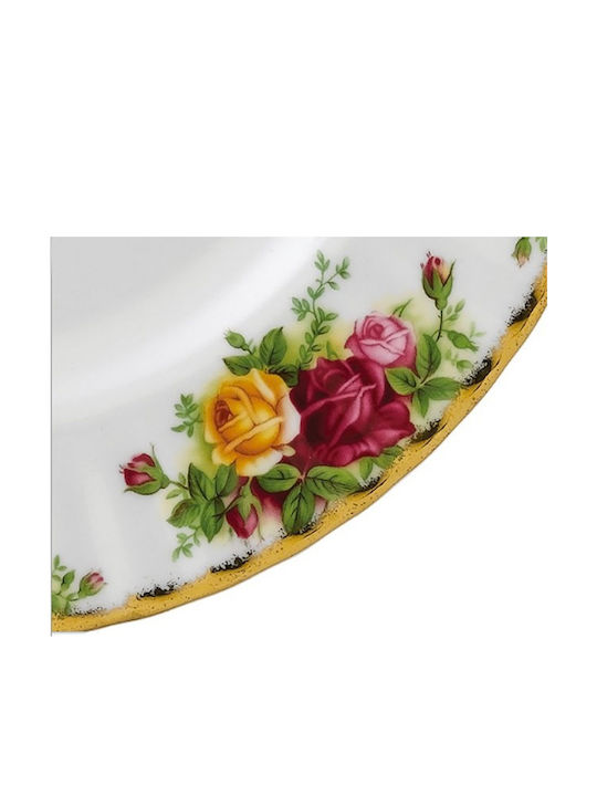 Royal Albert Πιάτο Φρούτου Old Country Roses Πιάτο Γλυκού από Πορσελάνη Πολύχρωμο με Διάμετρο 21cm