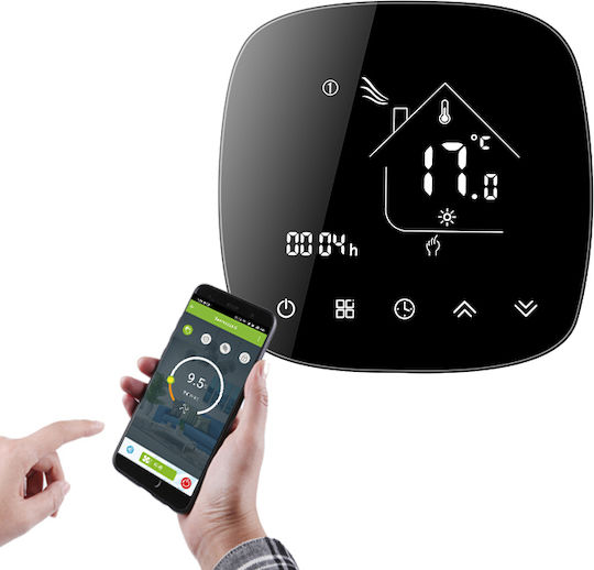BHT-001-GBLW Smart Digital Thermostat with Touch Screen και Wi-Fi