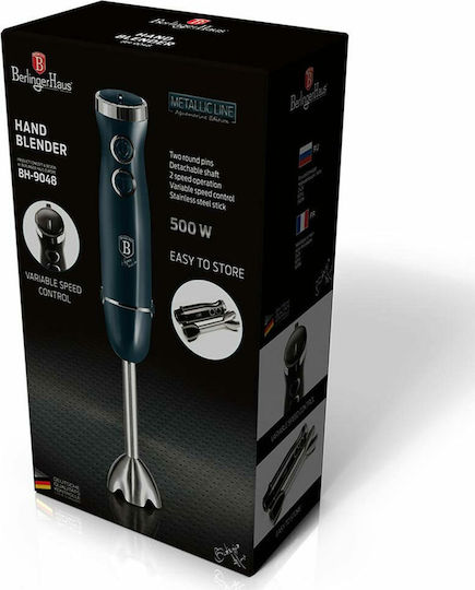 Berlinger Haus Handmixer Mit Inox-Stab 500W Aquamarin-Edition