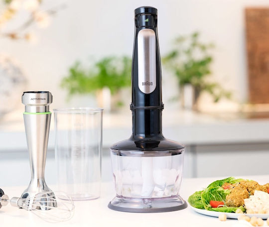Braun MultiQuick 7 Ραβδομπλέντερ με Ανοξείδωτη Ράβδο 1000W Μαύρο