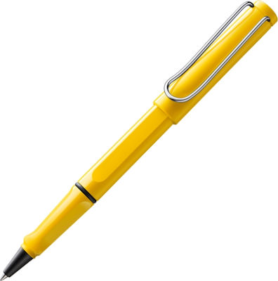 Lamy Safari 319 Pen Rollerball with Blue Ink Yellow