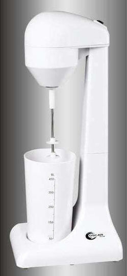 Oscar Plus Kaffeefrother Tischplatte 100W mit 2 Geschwindigkeiten Weiß