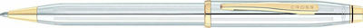 Cross Classic Century II Stift Kugelschreiber mit Blau Tinte Medalist Chrom