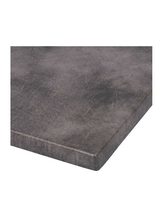 HomeMarkt Square Table Surface Werzalit Cement 60x60x3.5cm HM5229.12 1pcs