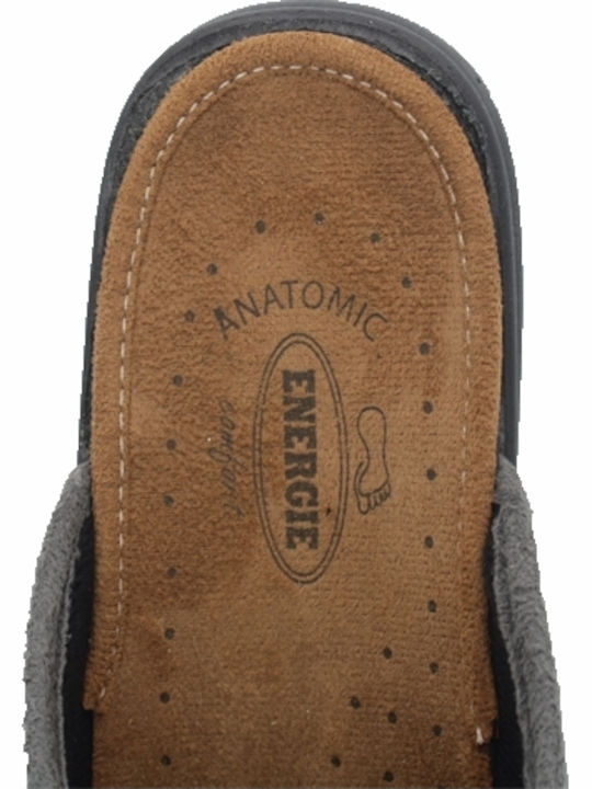 MEN'S WINTER SLIPPER ENERGIE-1 GREY