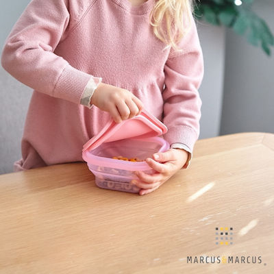 Marcus & Marcus Baby Food Bowl made of Silicone Pink MNMKD39