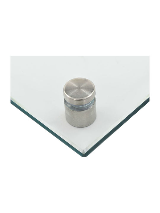 vidaXL Rectangular Back Made of Glass in Transparent Colour 90x40cm 249472