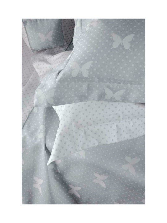 Down Town Home Sheet Set Single Cotton S686 Light Blue 175x255cm 11-0218 3pcs