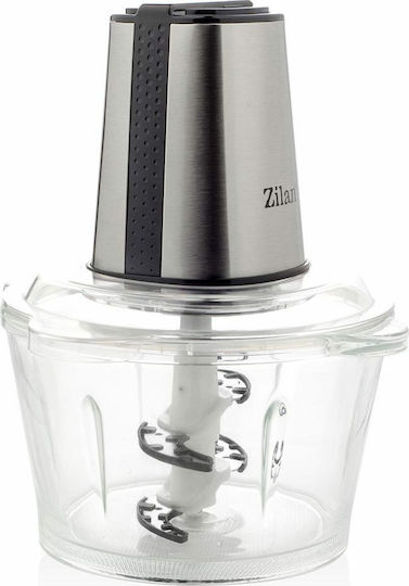 Zilan Mini Tocător Multi 300W Cu Recipient 1.6L Inox