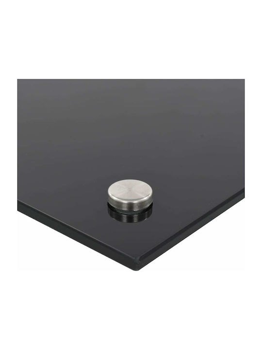vidaXL Rectangular Glass Back in Black Colour 70x40cm 249481