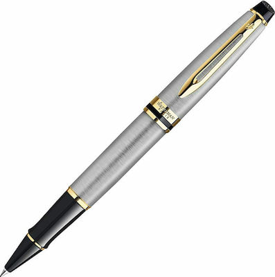 Waterman Στυλό Rollerball με Μπλε Mελάνι Expert Stainless Steel GT