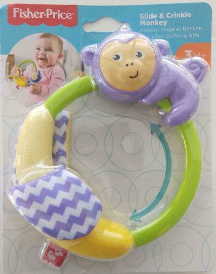 Fisher Price Fisher Price Baby Rasseln Slide & Crinkle Affe