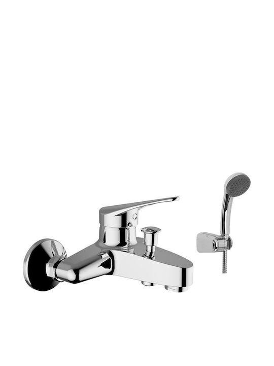 Wtsgroup Kristal Mischung Bade- / Duscharmatur Badewanne Komplettes Set Silber