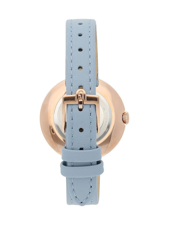 Furla Cosy Damen Uhr mit Blau Lederarmband