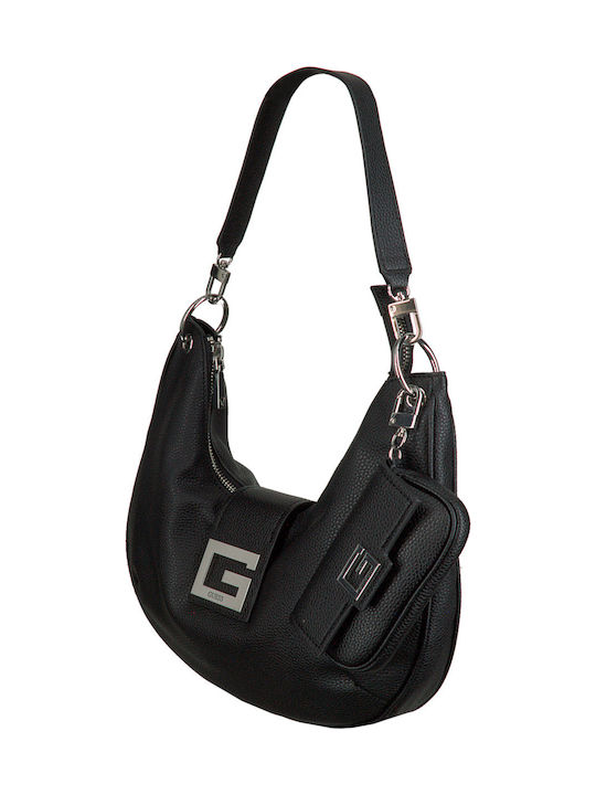 Damen Hobo Tasche Schwarz