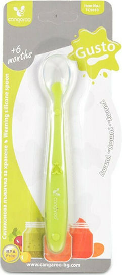 Cangaroo Baby Spoon Gusto made of Silicone Green