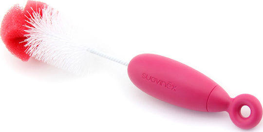 Suavinex Cleaning Brush for Baby Bottles Pink 1pcs