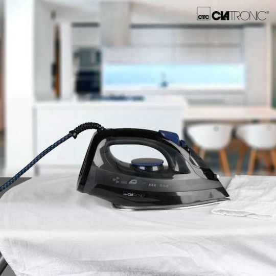 Clatronic DB 3703 Σίδερο Ατμού 1800W με Ανοξείδωτη Πλάκα και Συνεχόμενη Παροχή Ατμού 25gr/min