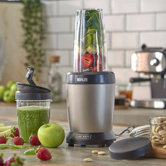 Muhler Blender Cu Cană Din Plastic 800 Ml 1000W Auriu MNB-1200