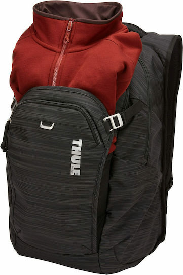 Thule Construct Στρατιωτικό Σακίδιο Πλάτης Μαύρο 24lt