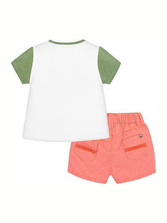 Mayoral Kids Set with Shorts Summer 2pcs White