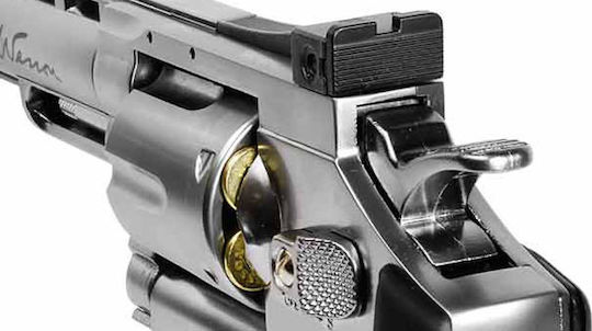 Asg Αεροβόλο Πιστόλι CO2 Dan Wesson 6'' Revolver Silver Pellet Airgun Μεταλλικό 4.5mm