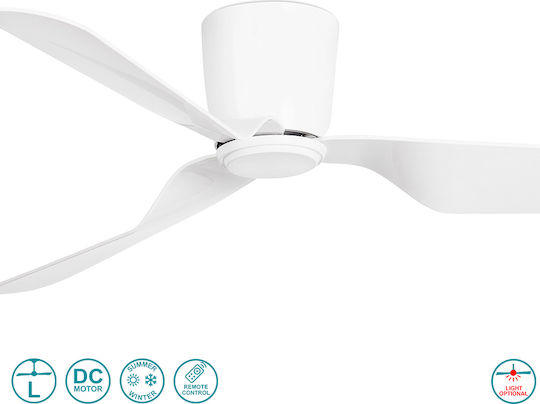 Faro Barcelona Pemba L Ceiling Fan 132cm White