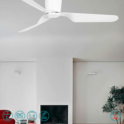 Faro Barcelona Pemba DC 33471N Ceiling Fan 132cm White