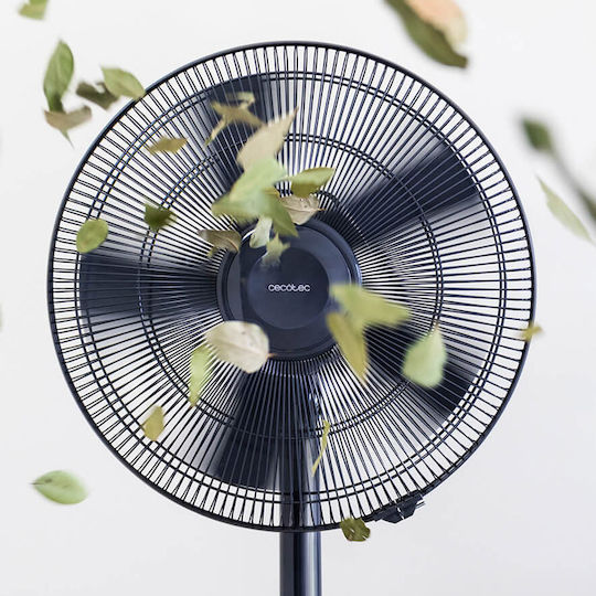 Cecotec Forcesilence 550 Smart Pedestal Fan 60W 42cm Diameter with Remote Control Black