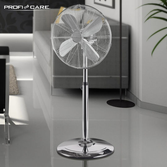 ProfiCare PC-VL 3064 MS Стоящ Вентилатор 50W Диаметър На Вентилатора 40см Сребрист