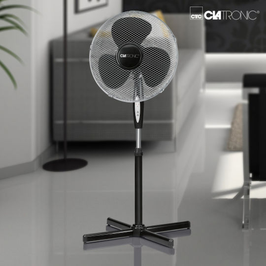 Clatronic VL 3741 S 263927 Pedestal Fan 45W Diameter 40cm with Remote Control