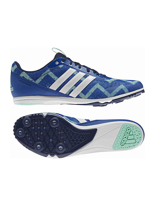 Distancestar Sport Shoes Spikes Blue