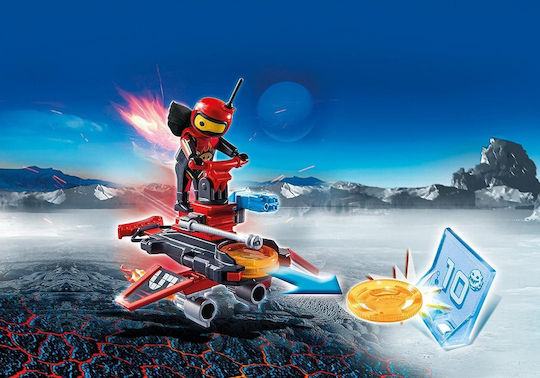 Playmobil Action Firebot Με Δίσκο Εκτόξευσης για 5+ ετών
