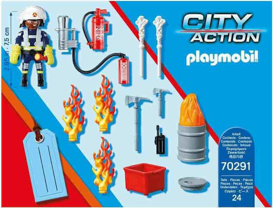 Playmobil Действие на града Fire Brigade за 4+ години години