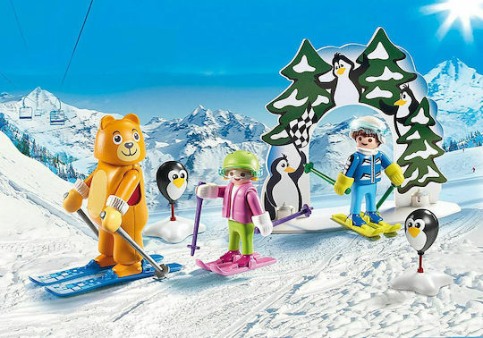 Playmobil Family Fun Μαθήματα σκί για 4-10 ετών