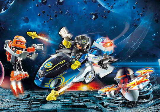 Playmobil Галактическа полиция Galaxy Police Motorcycle за 5+ години години