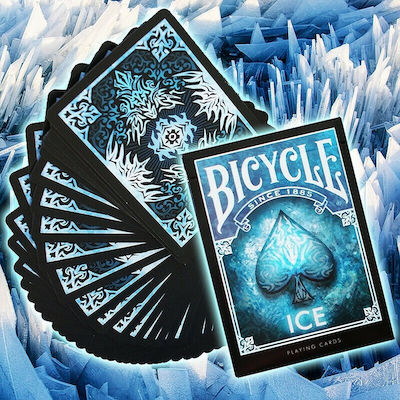 Bicycle Ice Ediție de colecție Pachet de cărți Plastifiată Neagră