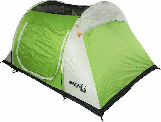 Panda Tunel Cort De Camping De Vară Pentru 4 Persoane Cort Tunel De Cățărare Verde Impermeabil 600mm 290x180x140cm
