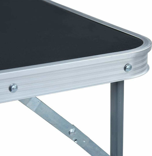vidaXL Tabelul Aluminiu pentru Camping Pliabil 240x60cm Gri