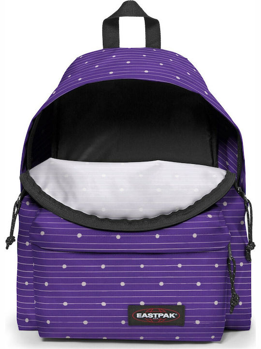 Eastpak Padded Pak'r School Bag Backpack Junior High-High School in Purple color 24lt