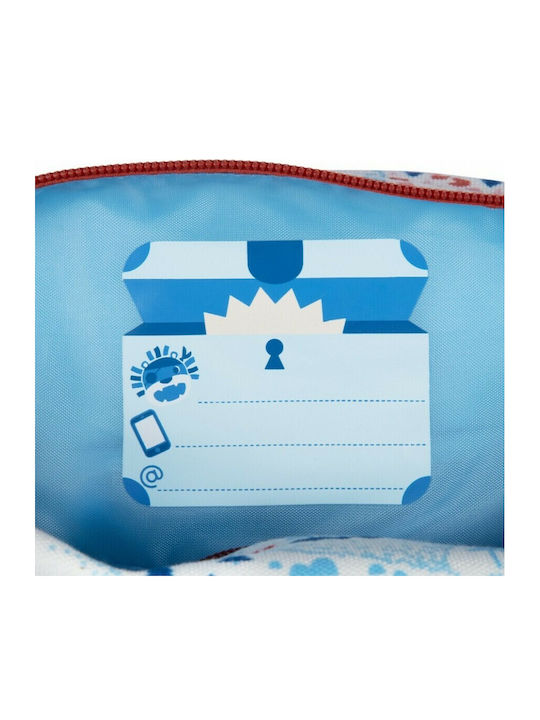Lilliputiens Fahrzeuge Schulranzen Rucksack Kindergarten Hellblau 6Liter