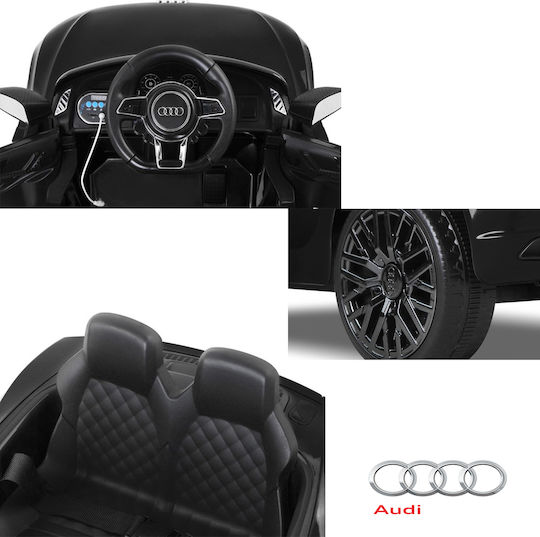 Audi R8 Spyder Două Locuri cu Telecomandă Licențiat 12 Volți Negru