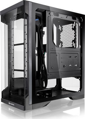 Raijintek Silenos Gaming Midi Tower Κουτί Υπολογιστή με Πλαϊνό Παράθυρο Μαύρο