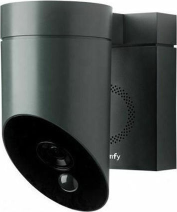 Somfy 1870472 IP Surveillance Camera Wi-Fi Full HD 1080p Waterproof with Two-Way Communication Duo Pack Gray