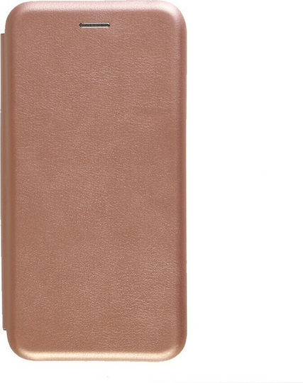 Book Husa Din Piele Artificială Rose Gold Huawei P40