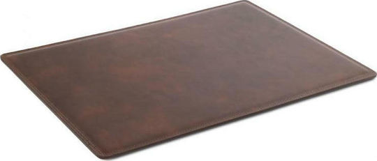 Tuscany Leather Single Desk Pad Leather Dark Brown 55x40cm