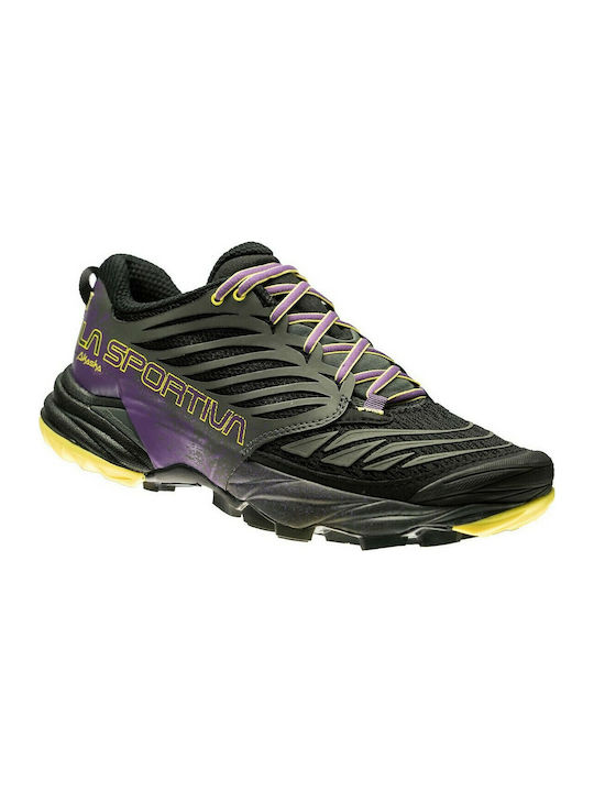 Akasha Γυναικεία Αθλητικά Παπούτσια Trail Running Μαύρα