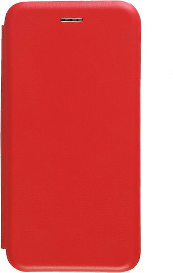 Book Δερματίνης Κόκκινο (Xiaomi Mi A3)